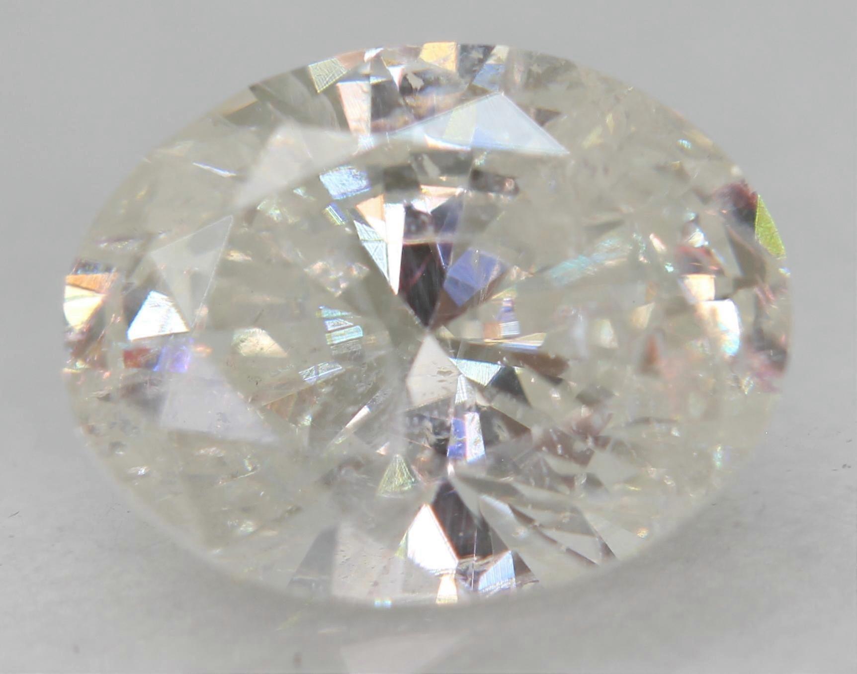 Certified 1.00 Carat G SI2 Oval Natural Enhanced EARTH MINED Diamond 7.38x5.78mm