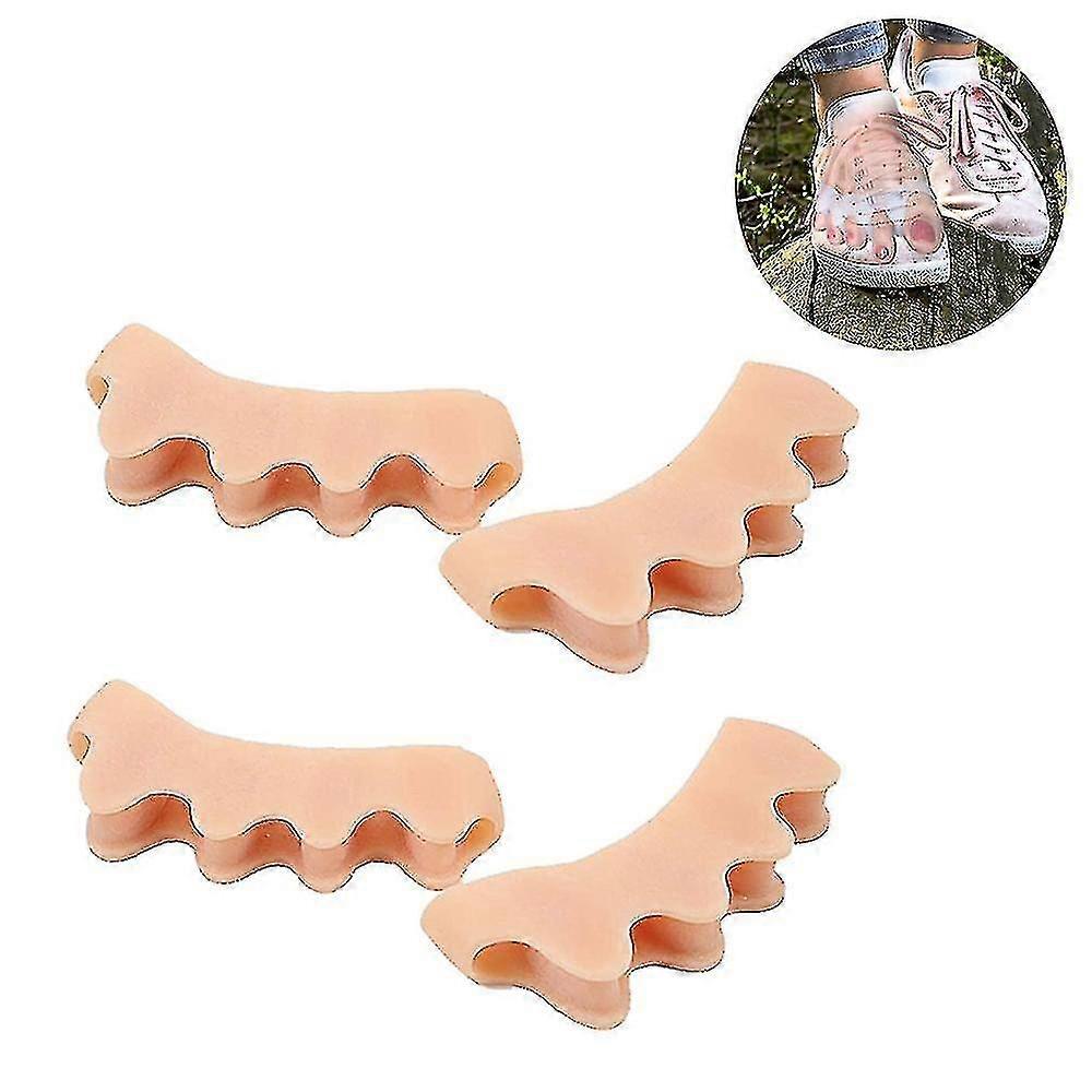 8 Pcs Toe Separators For Overlapping Toes And Restore Crooked
