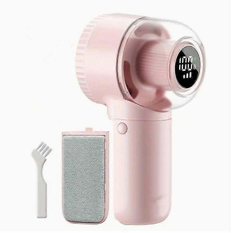 Fabric shaver, 2 in 1 hair remover with brush, with digital display, 3 speed hair remover for clothes, sofa(pink)