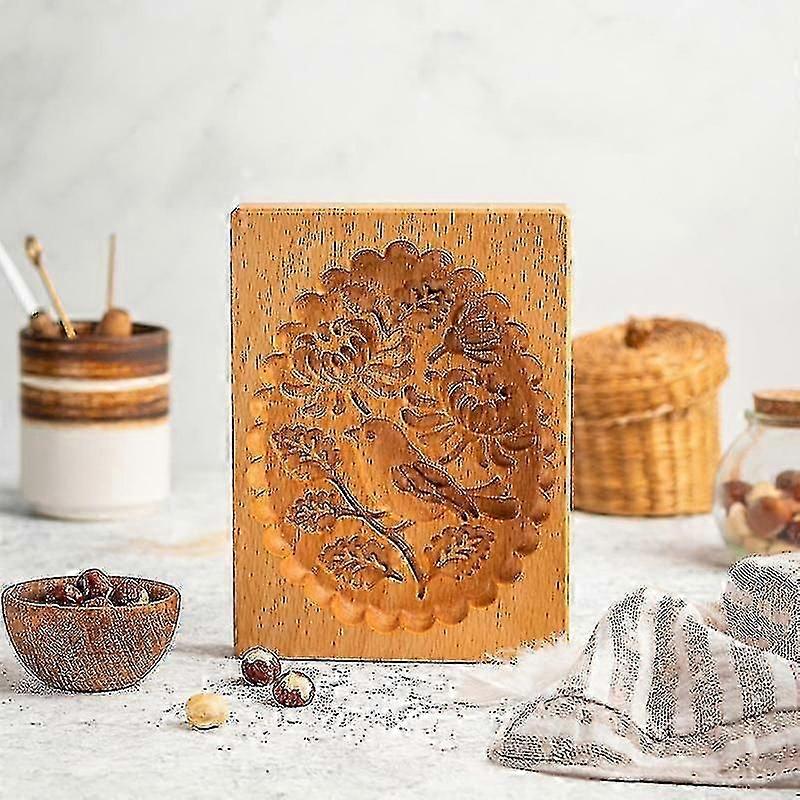 雕刻木制饼干模具 DIY 姜饼饼干刀模具实用厨房烘焙工具作简单新