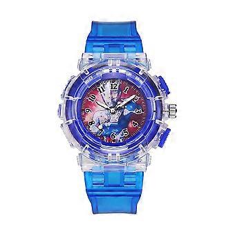 Cartoon Kids Spiderman Horloge Led Light Kids Horloges Voor Jongens Meisjes Studenten Analoog Horloge