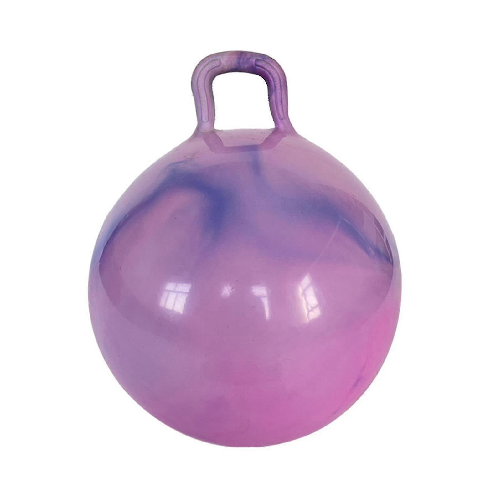 2025 Jumping Ball with Handle for Boys Girls Exercise Ball Inflatable Bouncy Ball Blue