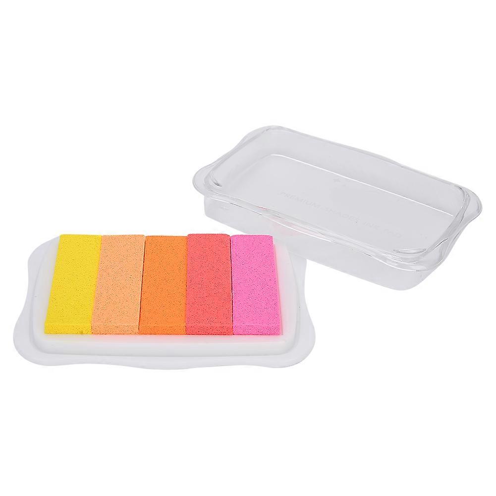 6Pcs Gradient Stamp Pads Non-Toxic Handmade Craft Inkpad Set