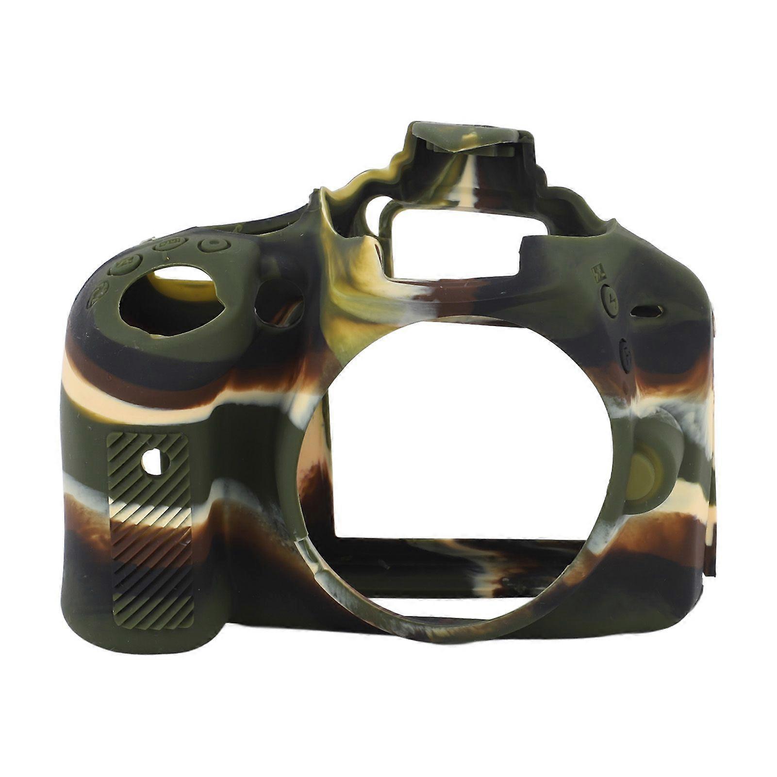 Soft Silicone Camera Case Shock Proof Anti Slip Soft Personalized Camera Case Cover for D3200 Camouflage