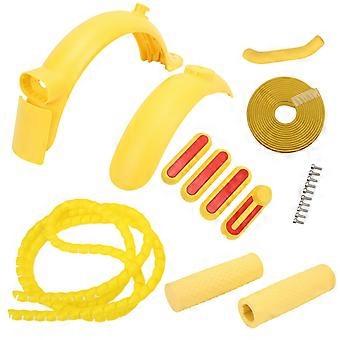 For Xiaomi Electric Scooter Accessories Includes Rear Front Mudguard Side Cover Handbrake Silicone Cover Silicone Grip