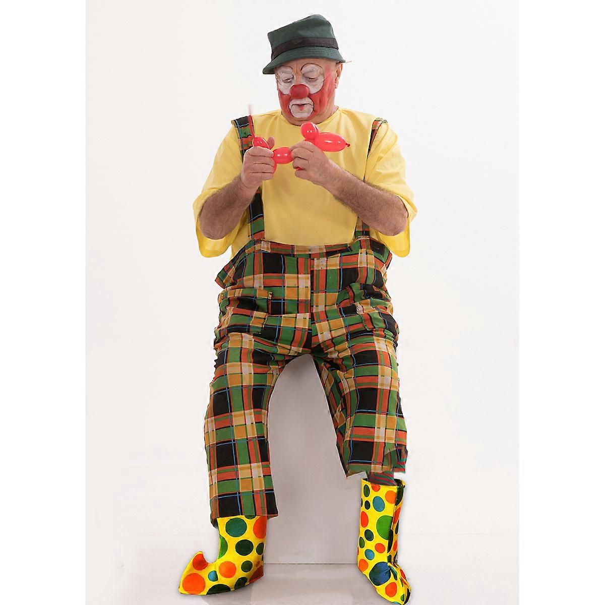 Dots Shoes Cover Clown Boots for Cosplay Use 2Pairs Party Supplies
