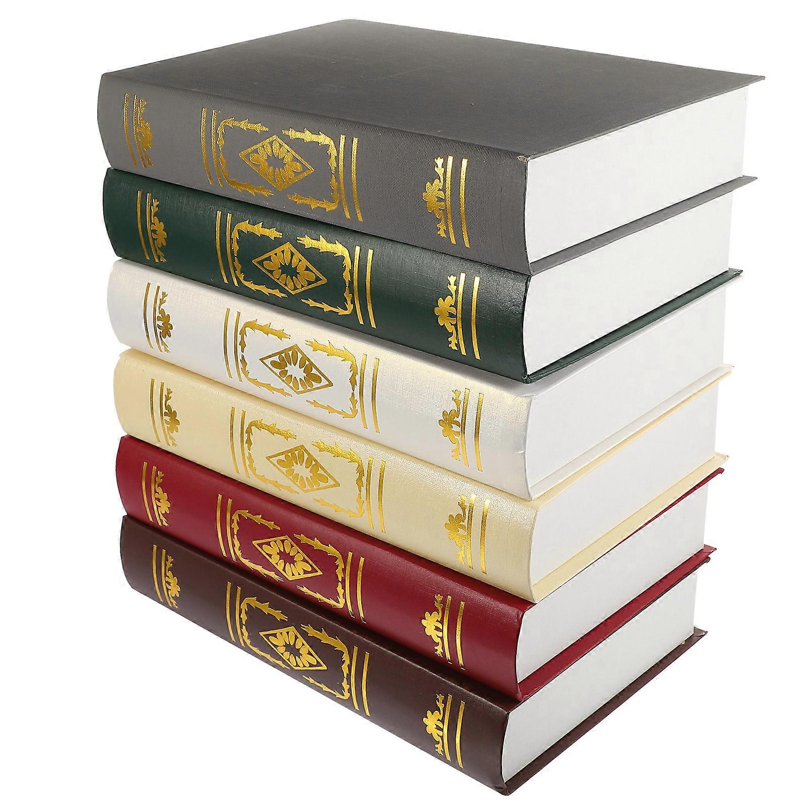 European Style Fake Book Decoration Simulation Book for Home 18Pcs
