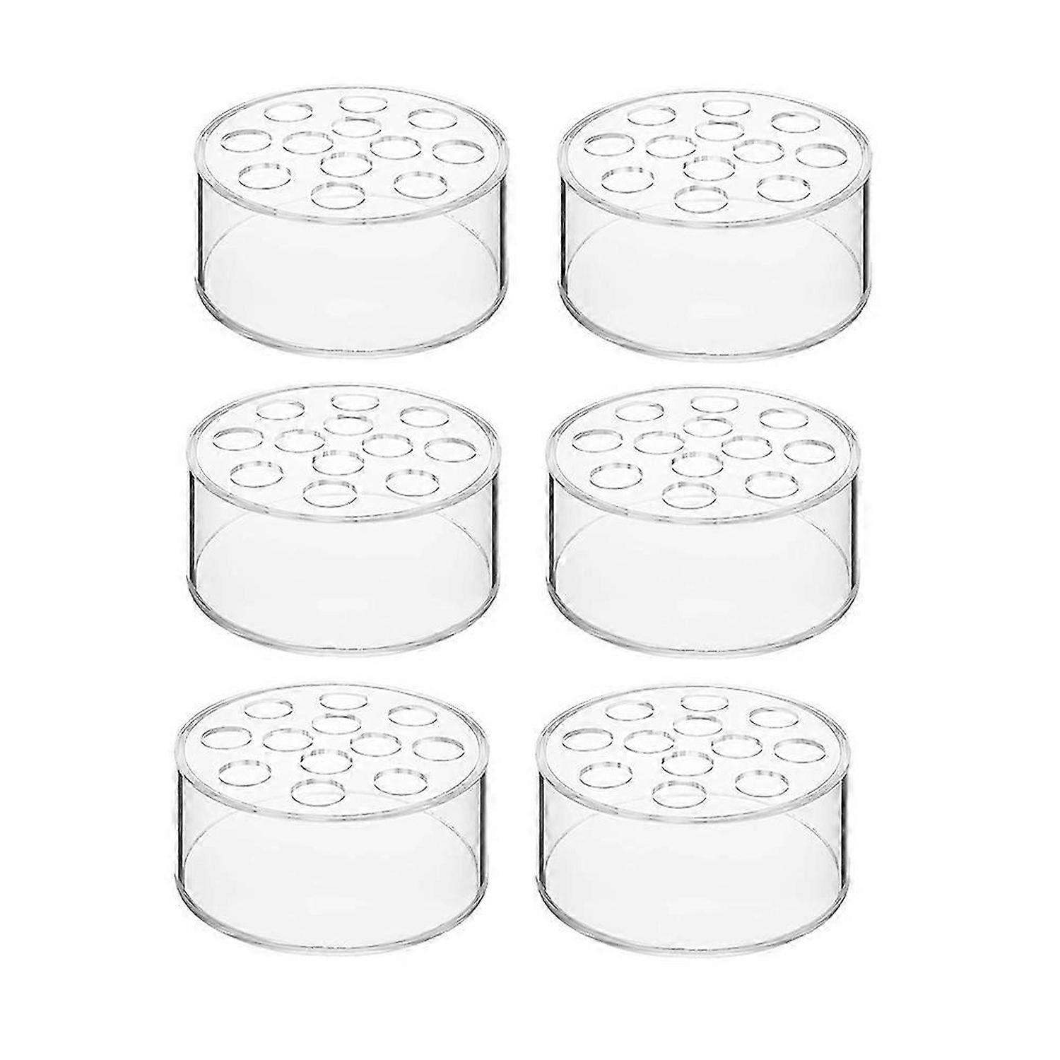 Simple Vase Household Wedding Table Vase 12-Hole Round Transparent