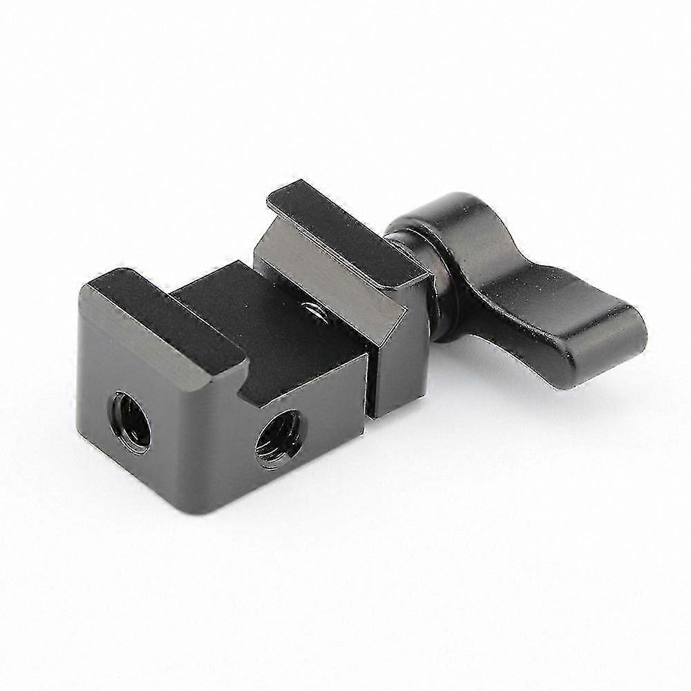 Standard Nato Rail Clamp with Quick Release and 1/4"-20 Mounting Points for Tactical Accessories