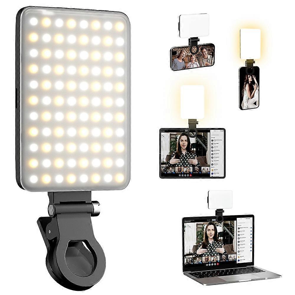 XJ103 Portable Selfie Light 3 Colors Temperature Photography Fill Light for Live Streaming Video Conferencing