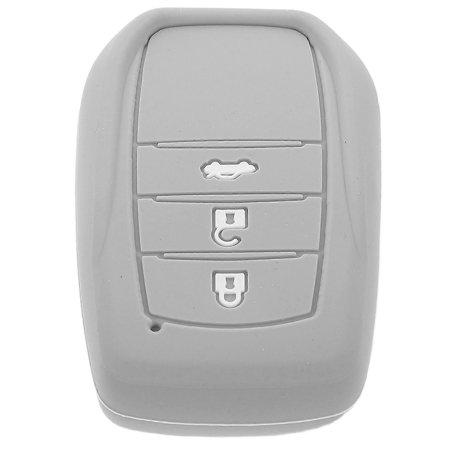 Key Fob Cover Accessories Car Key Shell Protector For With Scratch Protection Rectangular Modern Aesthetics Grey 7.50X4.70X1.70CM 1Pack