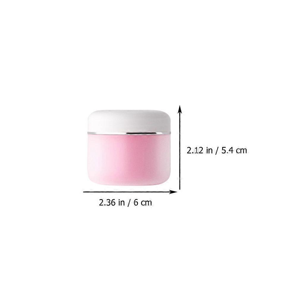 Cosmetics Storage Bottles PP Cream Bottle for Storage Use 4Pcs Pink Set