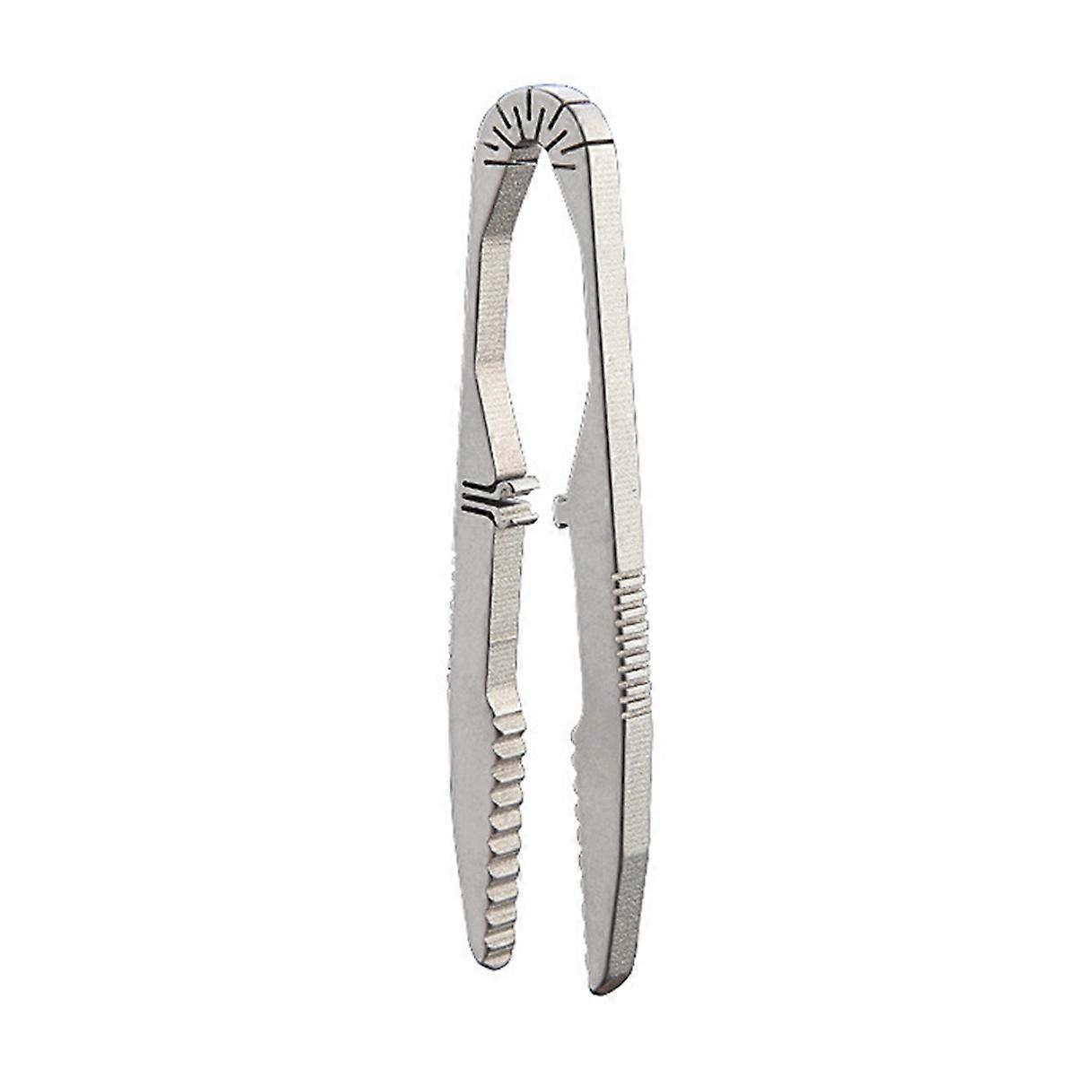 TC4 Titanium Alloy Buckle Tweezers Multifunction With Snap Lock