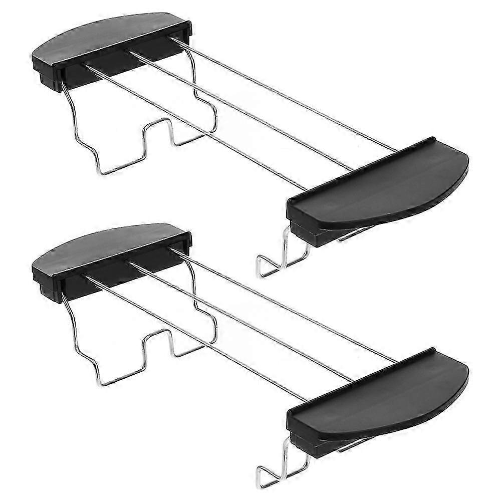 Stainless Steel Toast Holder Food Holder Toast Machine Part Round And Smooth Cooling 2Set