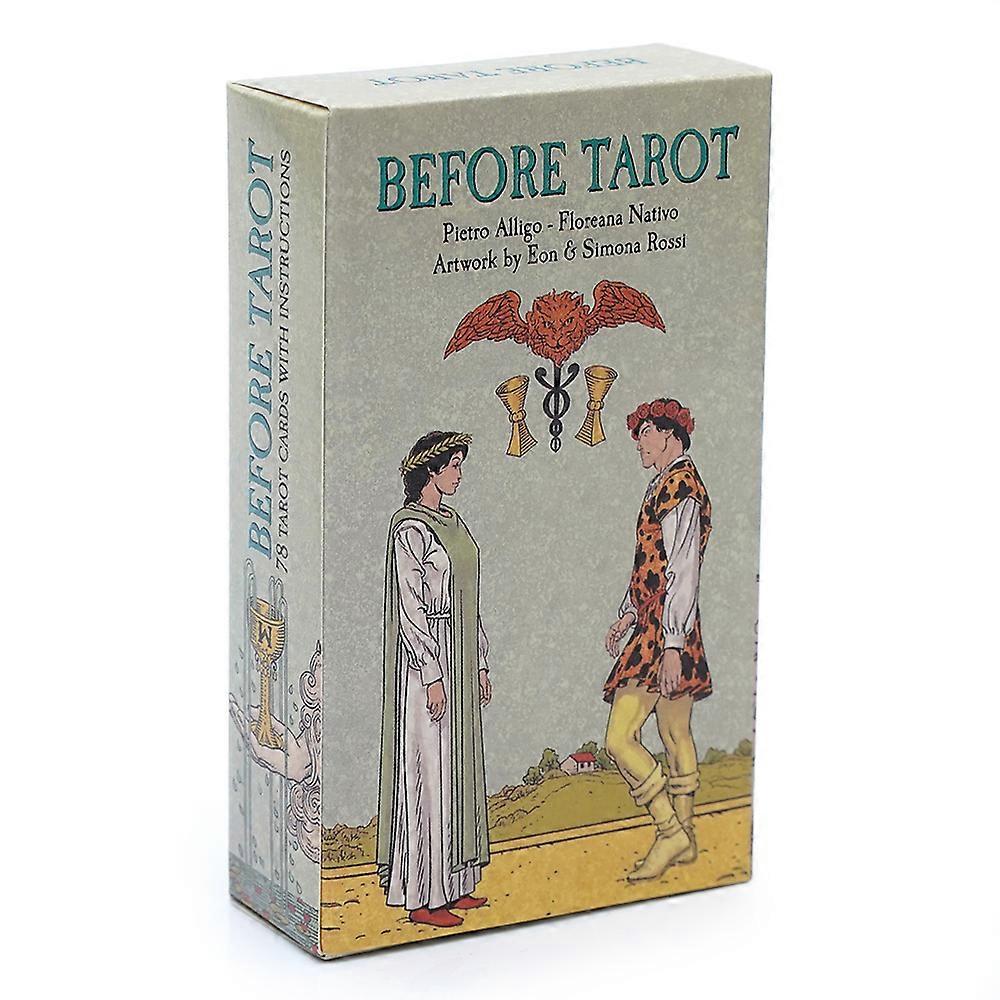 Before Tarot Cards Tarot Deck for Beginners Traditional Images Oracle Card Divination Board Game Telling Playing Game Party Game