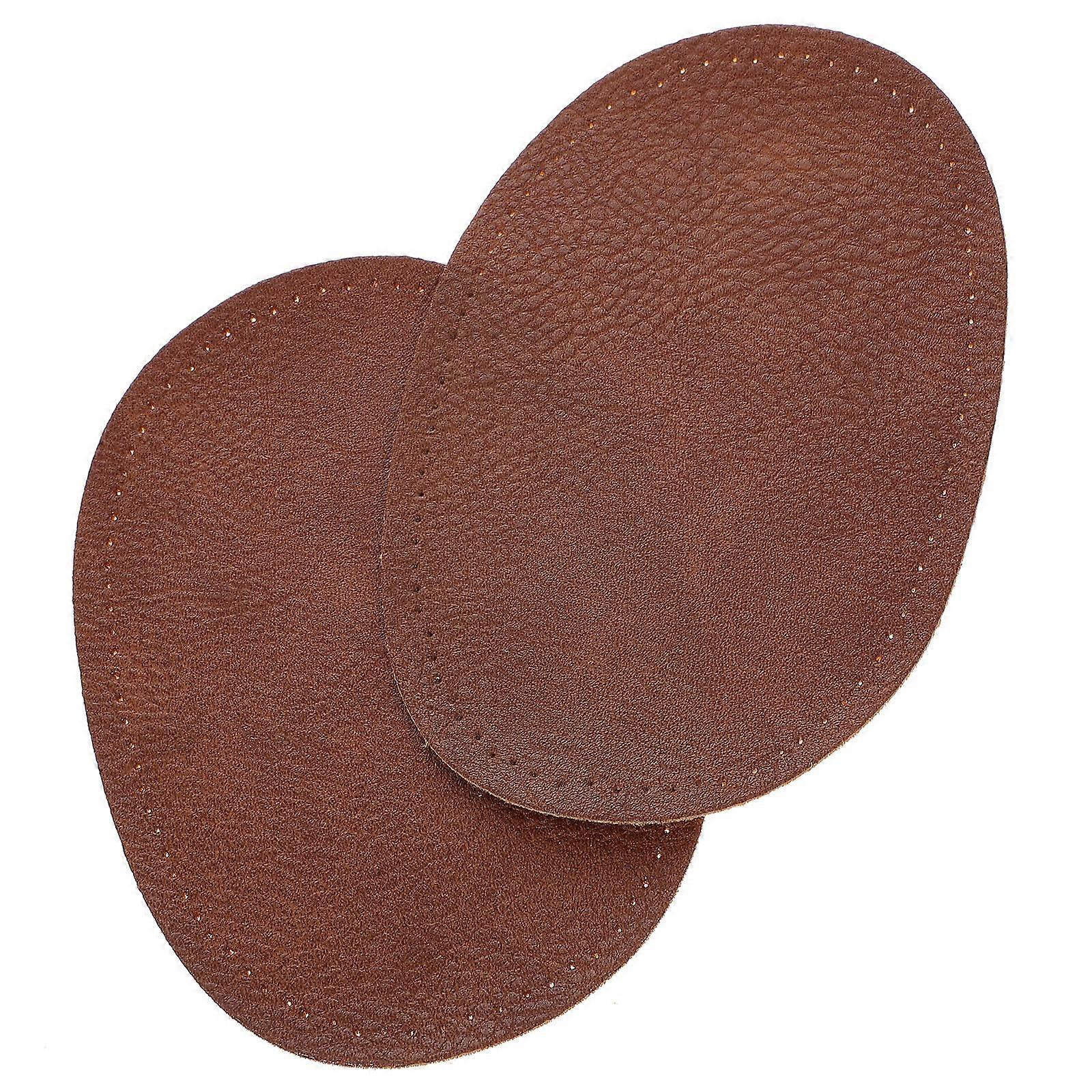 2Pcs Elbow Patches Sewing Patches for Clothes DIY Repair Coffee PU