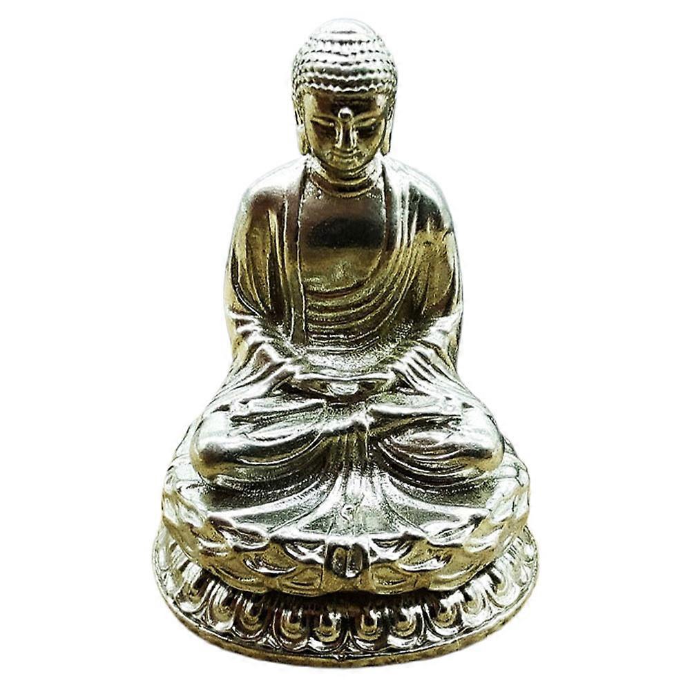 Copper Buddha Figurine Mini Buddha Statue for Decor with Assorted Color