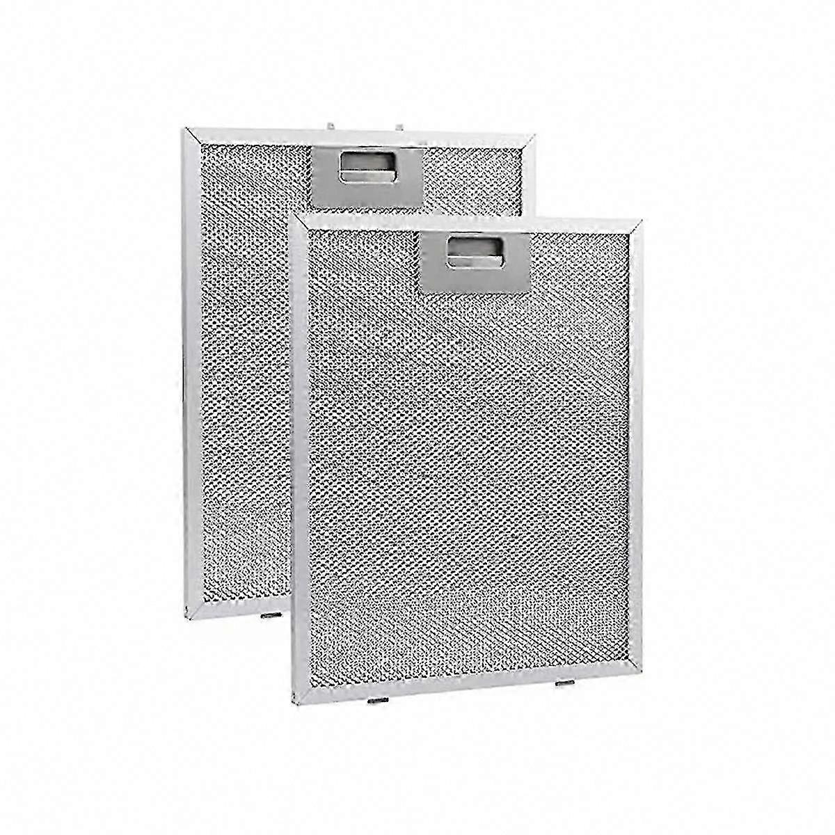 2pcs Range Hood Grease Filter for Kitchen Extractor Ventilation Aluminium Aspirator
