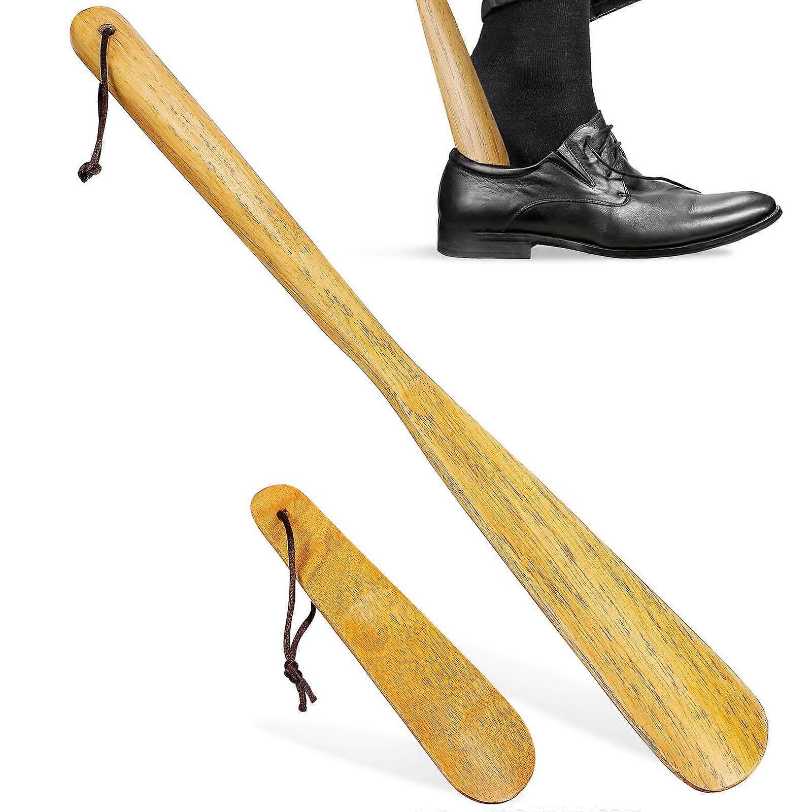 2 Pcs Shoe Horns Long and Short Handle Lazy Helpers Shoe Horns for Women Men Elderly