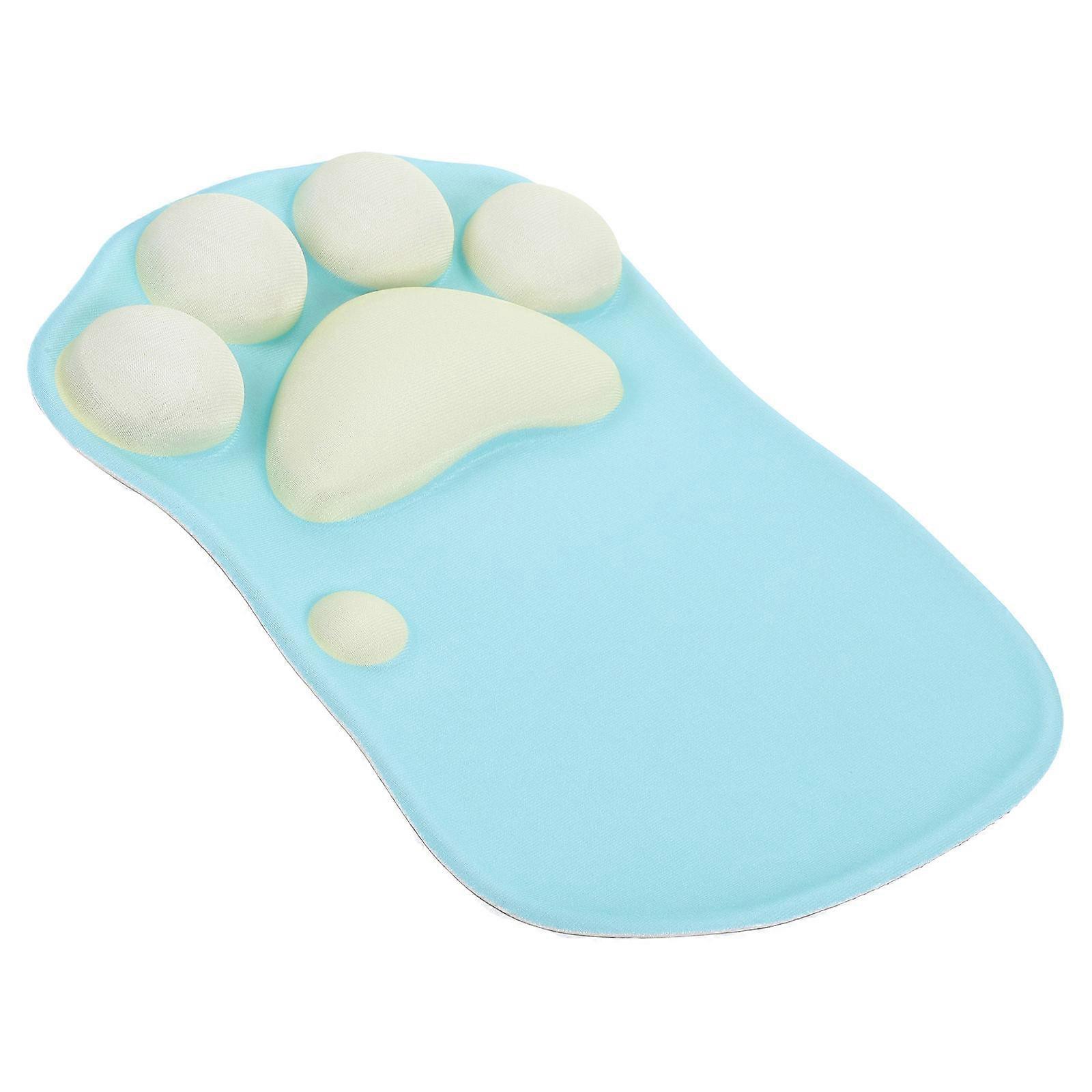 Paw Shape Mouse Pad With Wrist Support For Home Use 1Set