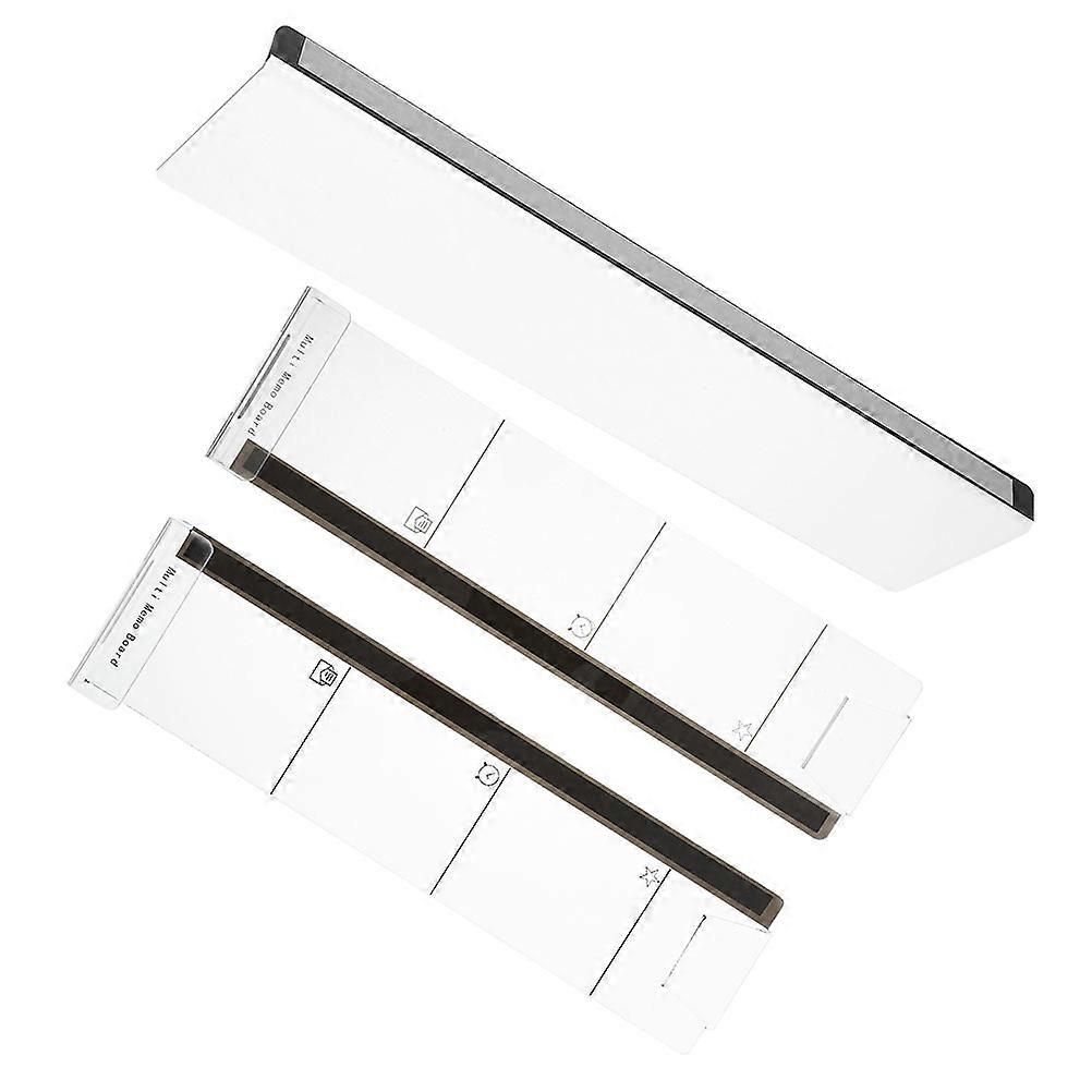 Memo Note Board Reusable Adhesive Desktop Organizer For Adults 3Pcs