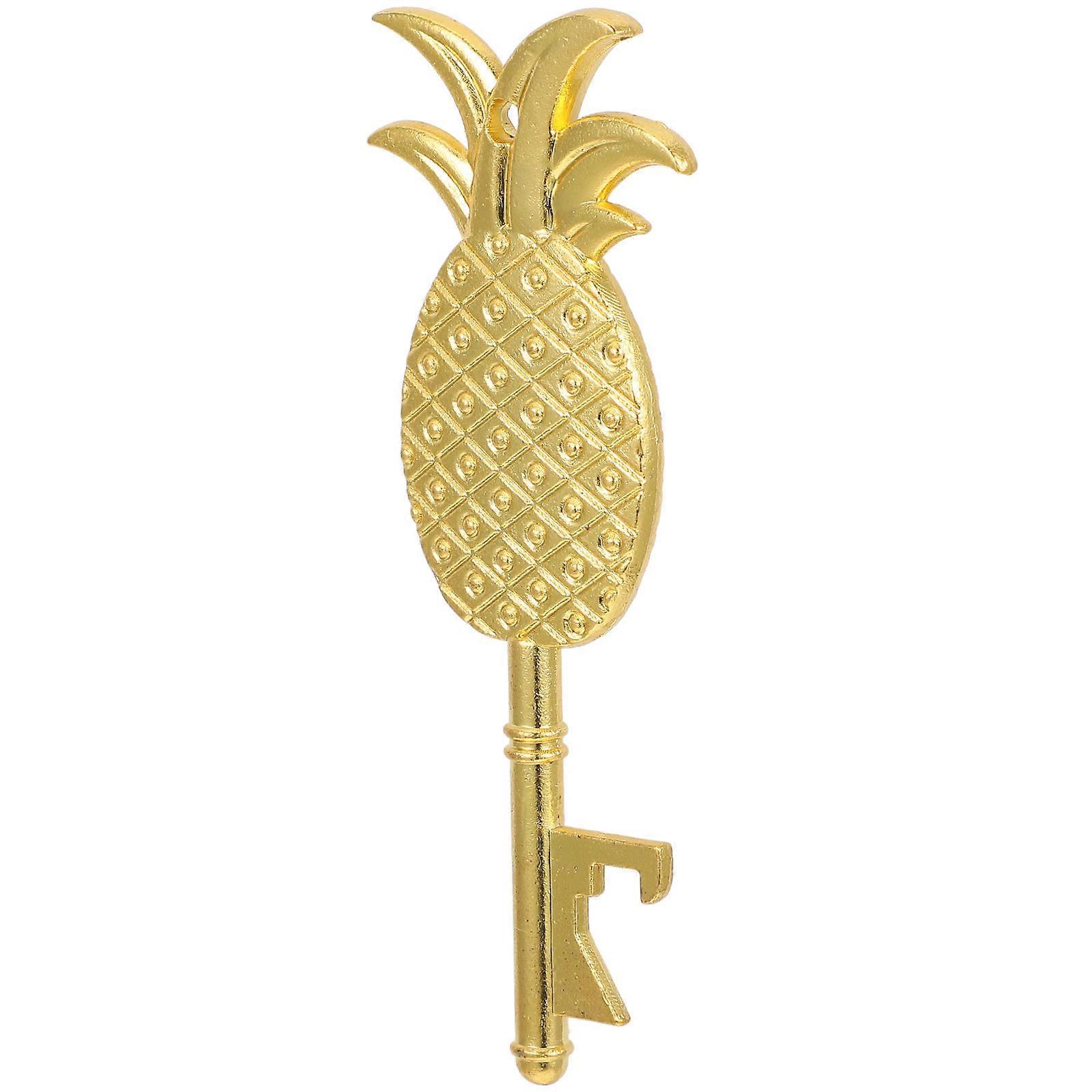 Creative Pineapple Bottle Cap Remover Tool Suitable For Family Gatherings And Outdoor Picnics Zinc Alloy Material 1Pcs