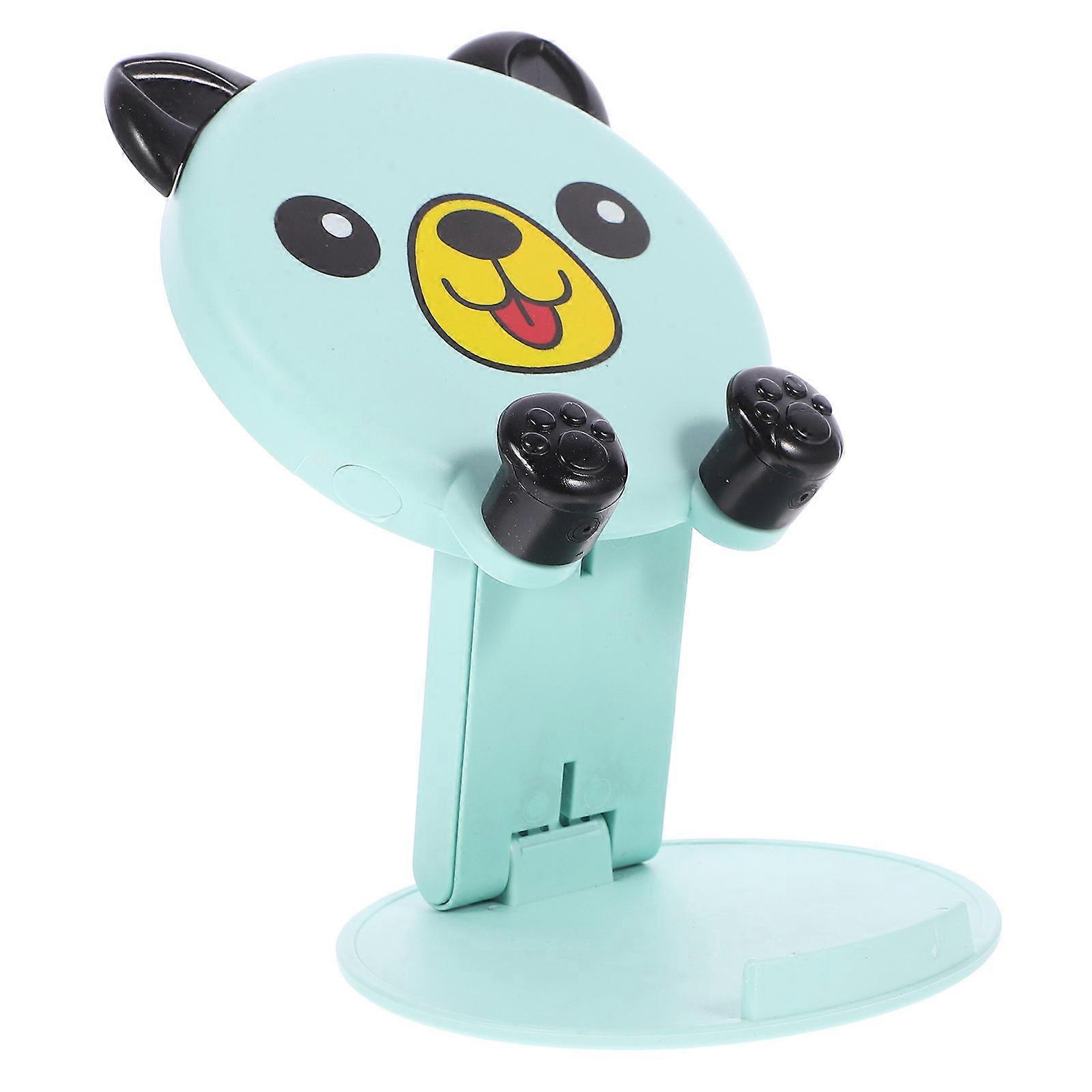 3Pcs Folding Phone Holder PP Bracket for Phone Desktop Use in Blue