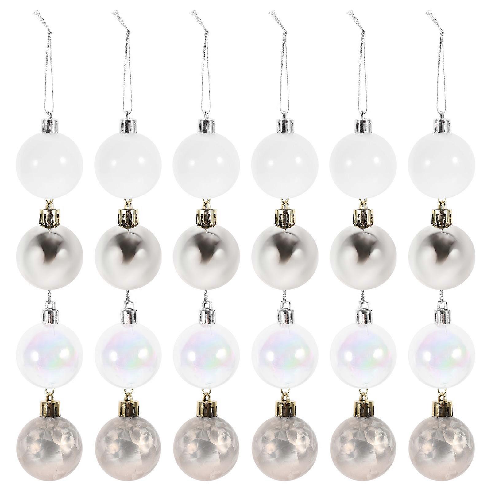 Xmas Tree Hanging Ornaments for Decor 48Pcs Decorative Set