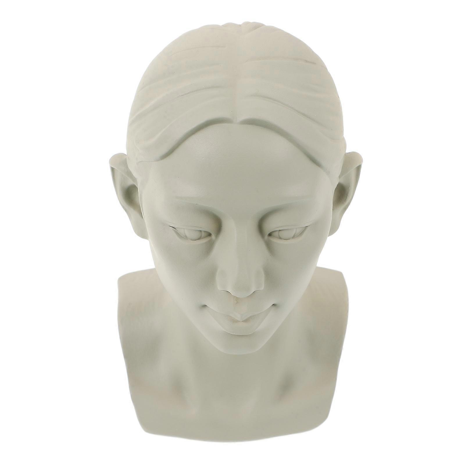 Gypsum Bust Figurine for Photo Prop and Decoration 4Pcs Set