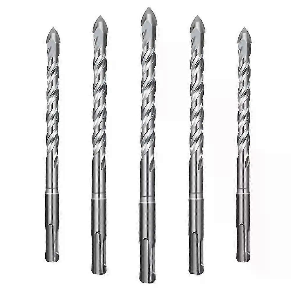 2025 Tile Porcelain Drill Bit SDS PLUS Shank Carbide Drill Drilling For Ceramic Stone Percussion Drill Round Handle Triangular Drill