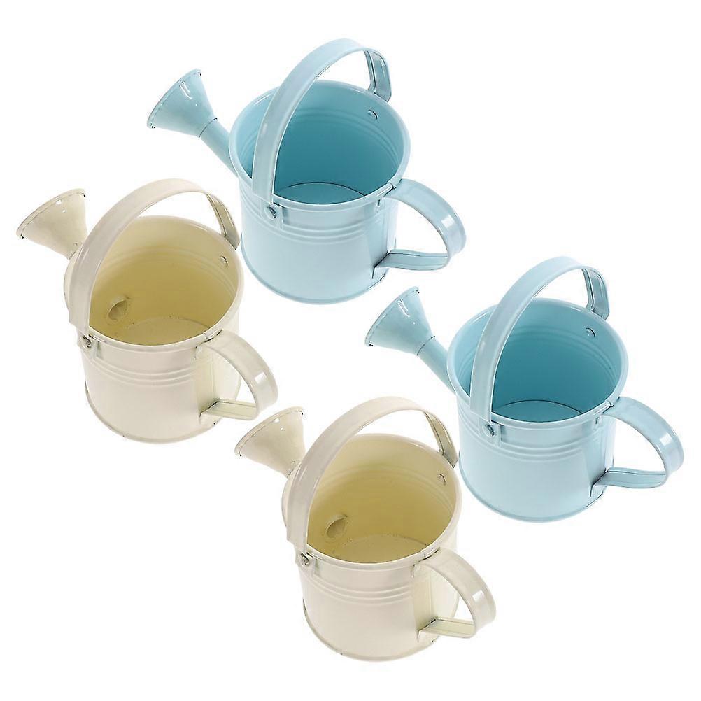 Garden Use Metal Watering Can for Kids 16Pcs Assorted Color Portable Set