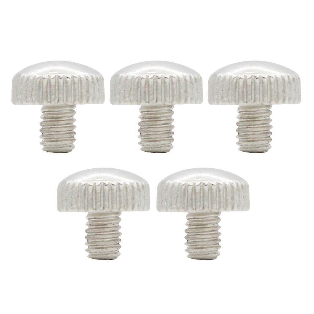 Silver Trumpet Ring-Pull Screws Replacement Set for Maintenance 5Pcs