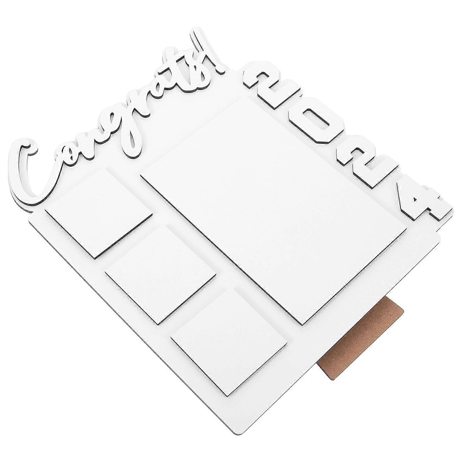 Sublimation Blank Photo Frame Grad Table Decoration 4Pcs Pack