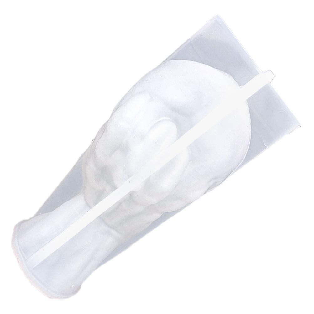 3Pcs 3D Skull Shaped Silicone Candle Mold Ideal For Handcraft Projects And DIY Enthusiasts Designed For Halloween 13.5x7.5cm