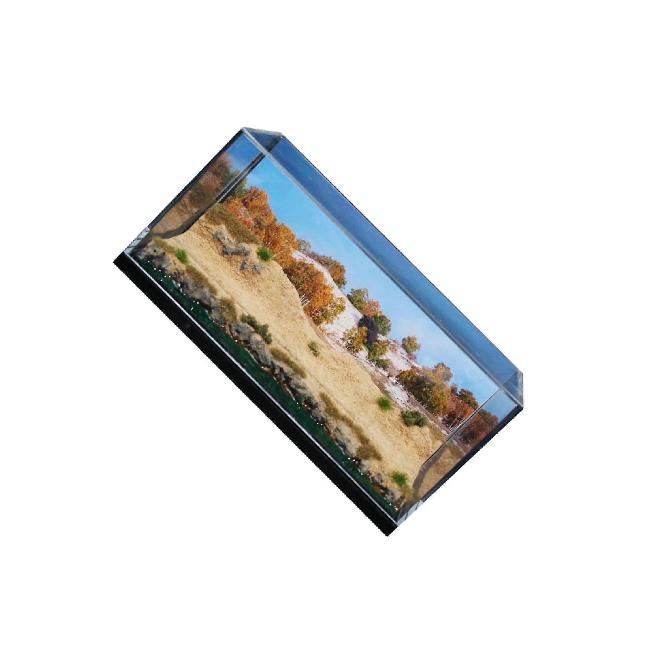 1/64 Scale Desert Scene Diorama Creative Diecast Model Car Display Case