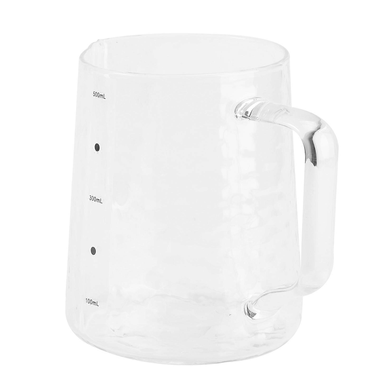 500ml Measuring Cup With Handle For Home Users Graduated Surface Easy Reading 1Pc