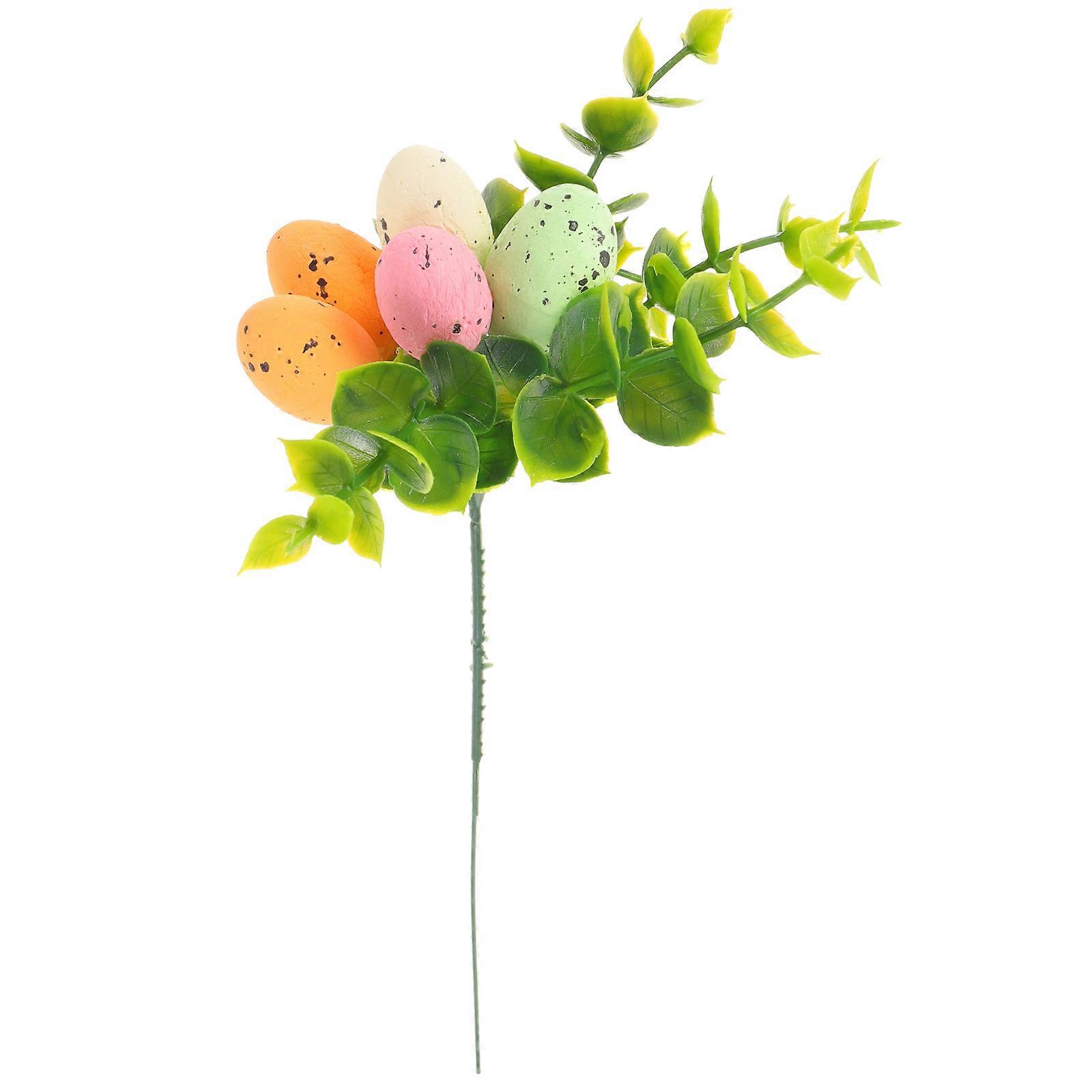 Easter Egg Branches Decorative Stems for Decoration 3Pcs Multi