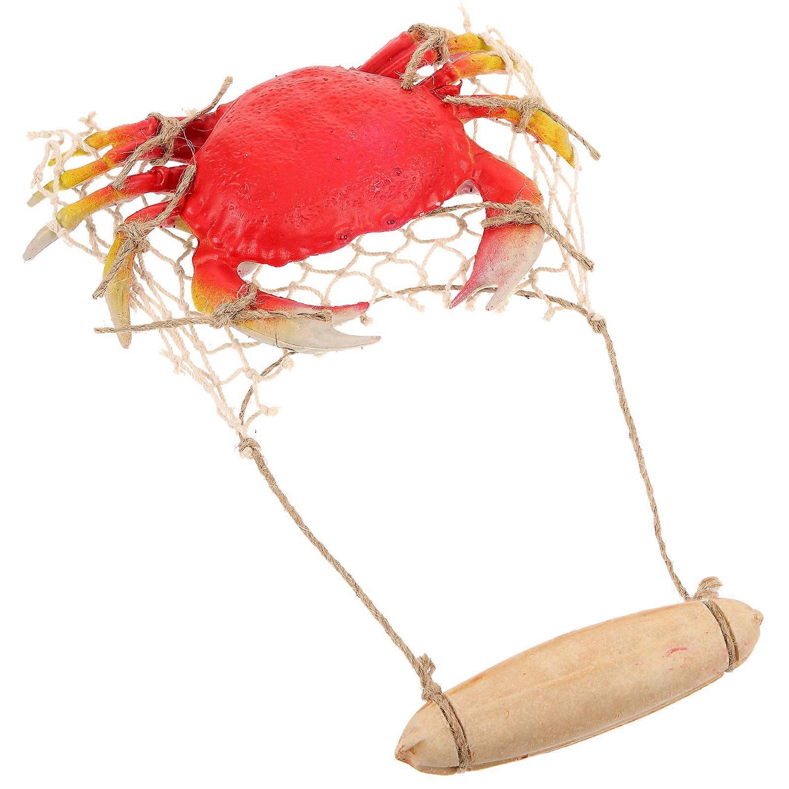Beach Home Decor Crab Decor for 2Pcs Nautical Wall Art