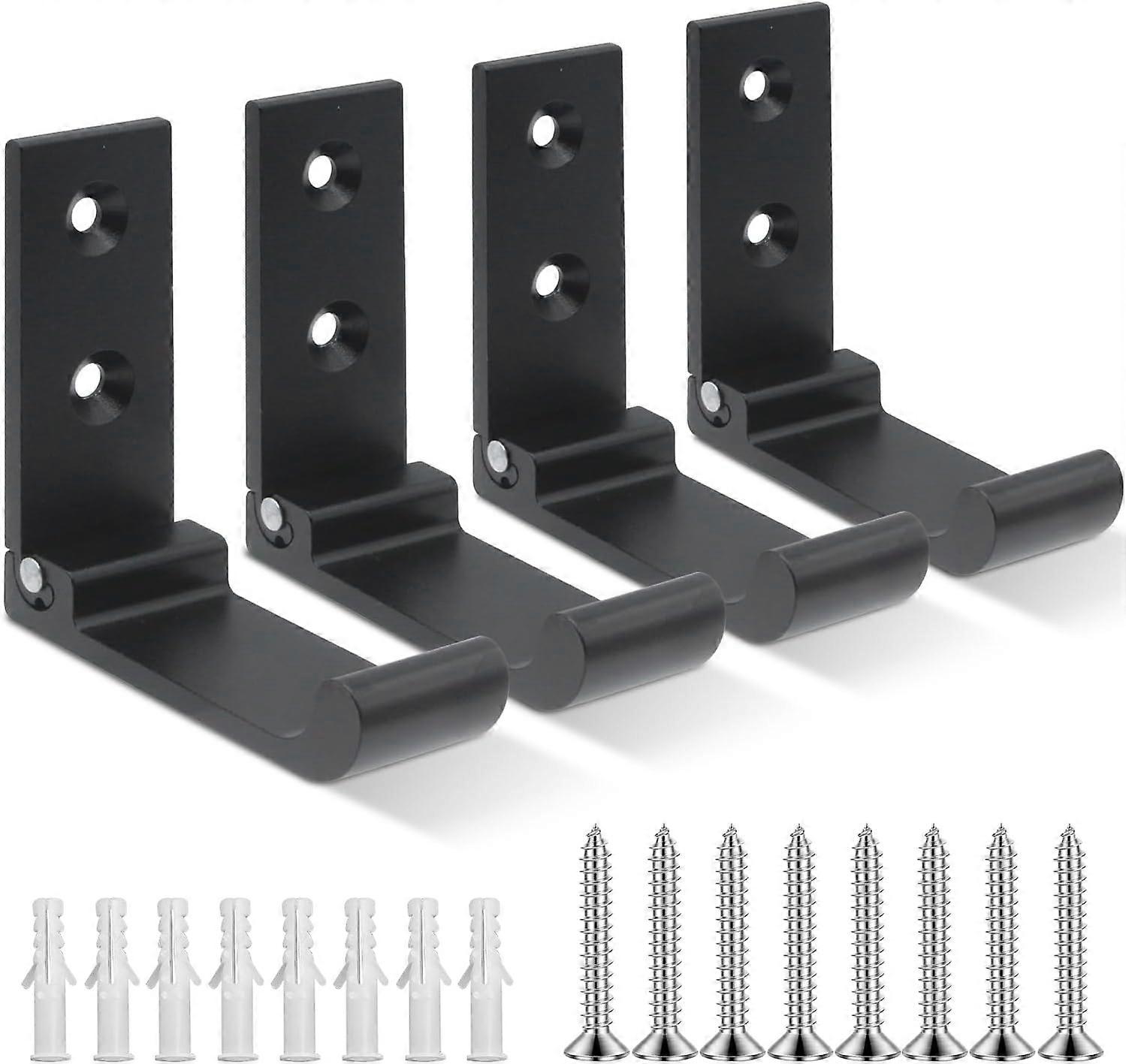 Foldable Wall Hooks, 4 Pieces Wall Mounted Headphone Holder,Coat Hooks