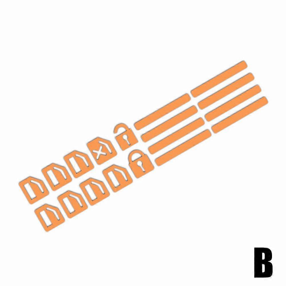 Car Window Function Key Button Fluorescent Car and Wear-resistant Sticker Car Sticker Luminous Waterproof Sti A3Z8 Window