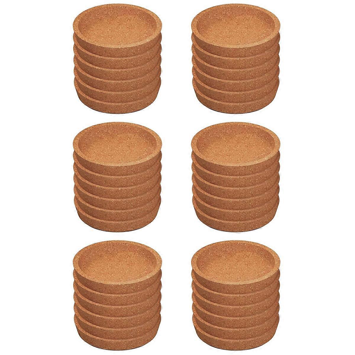 Cork Coasters, 4 Inch Absorbent Heat Round Cork Coasters for Most Kind of Mugs in Office or Home