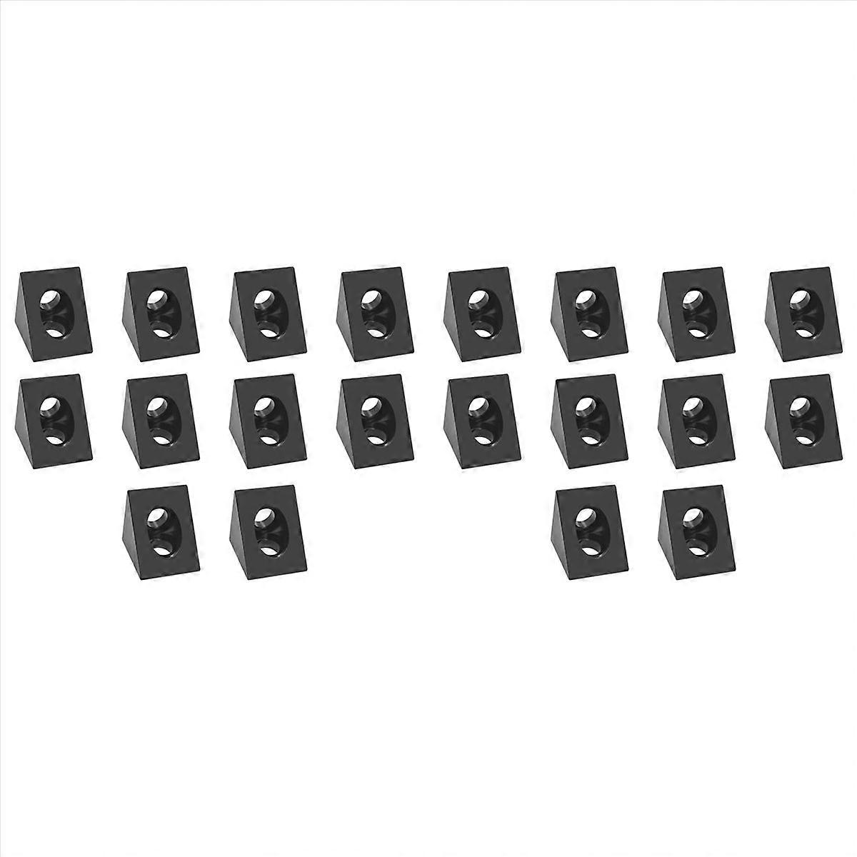 90 Degree Angle Bracket Connector for CNC & 3D Printer DIY V-Slot Black Corner for 2020 Aluminum Pro