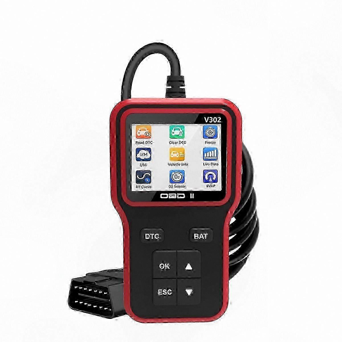 Vehicle Diagnostic Tool for Cars and Trucks - Engine Code Reader, Fault Code Scanner, Check Light Clearing Solution