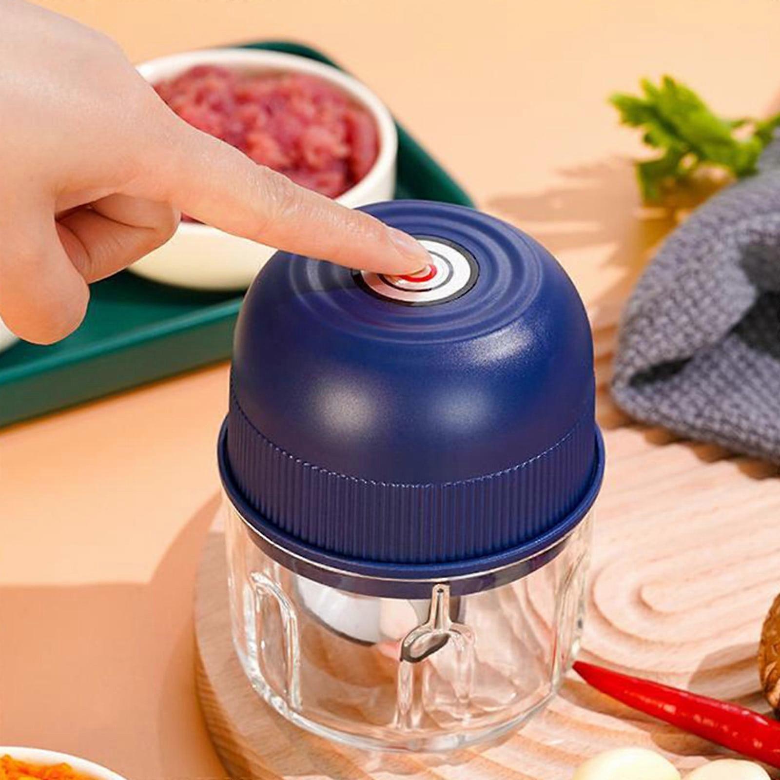 Mini Electric Garlic Crusher & Meat Mincer, Type-C Rechargeable, Wireless Food Processor – Compatible with Bocqde Cool Kitchen Essentials