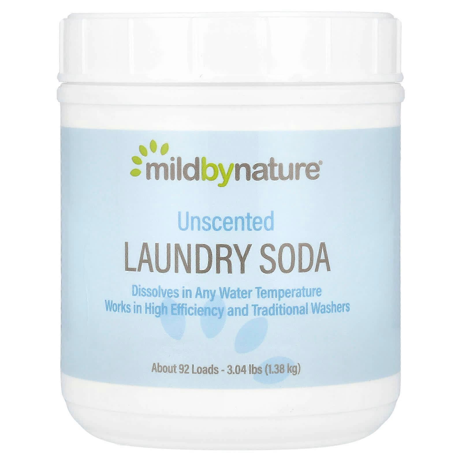 Laundry Soda, Unscented, 3.04 lbs (1.38 kg)