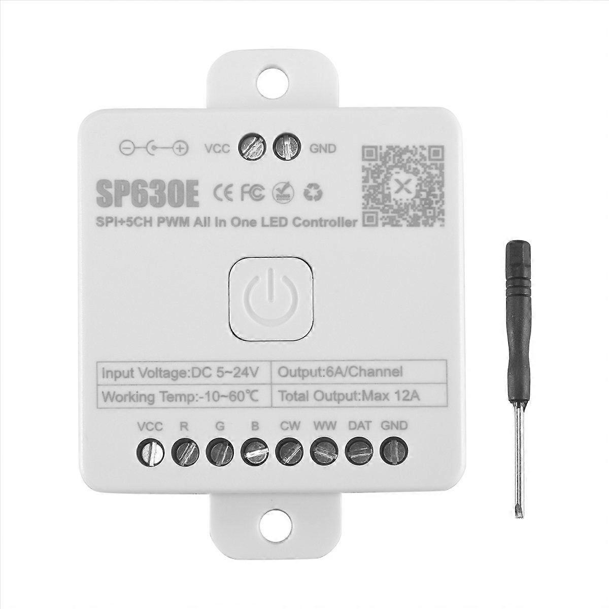 SP630E Bluetooh LED Controller Support PWM Monochrome CCT RGB RGBW