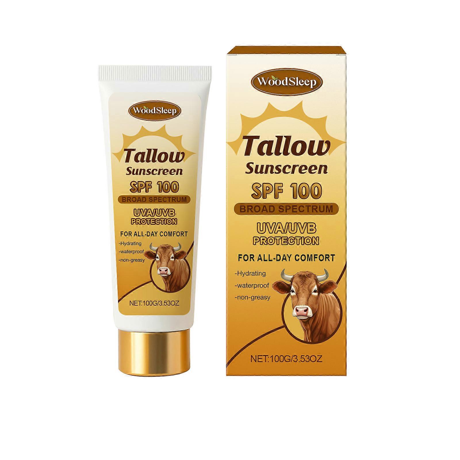 Woodsleep Tallow Moisturizing Cream Summer Isolation Skin Refreshing And Lightweight Daily Care Cream