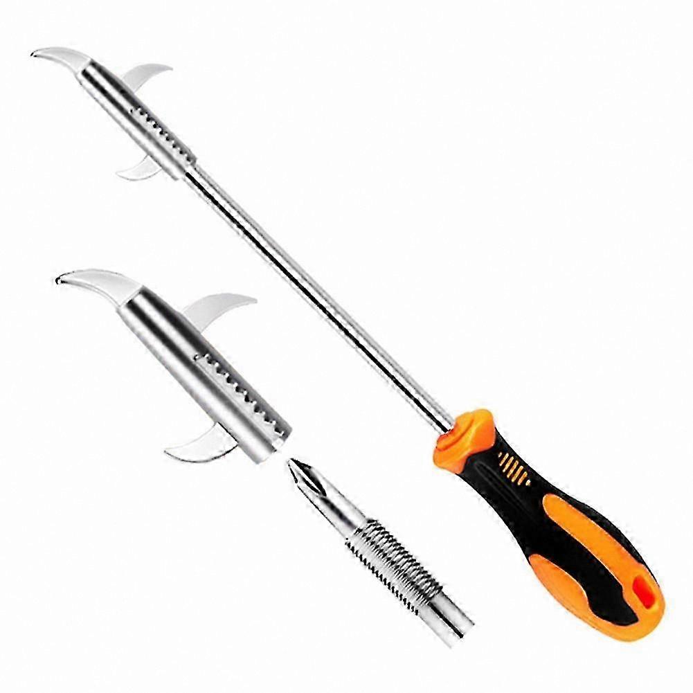 Tire Cleaning Tool with Hook and Buckle for Stone Removal