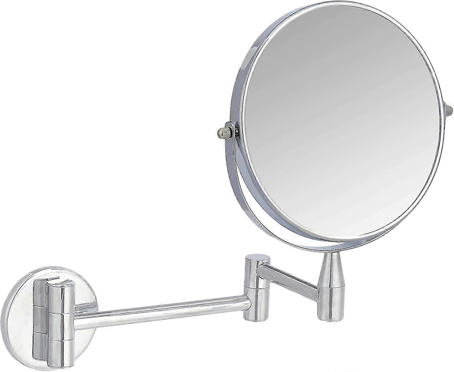Wall-mounted Vanity Mirror - 1x/5x Magnification