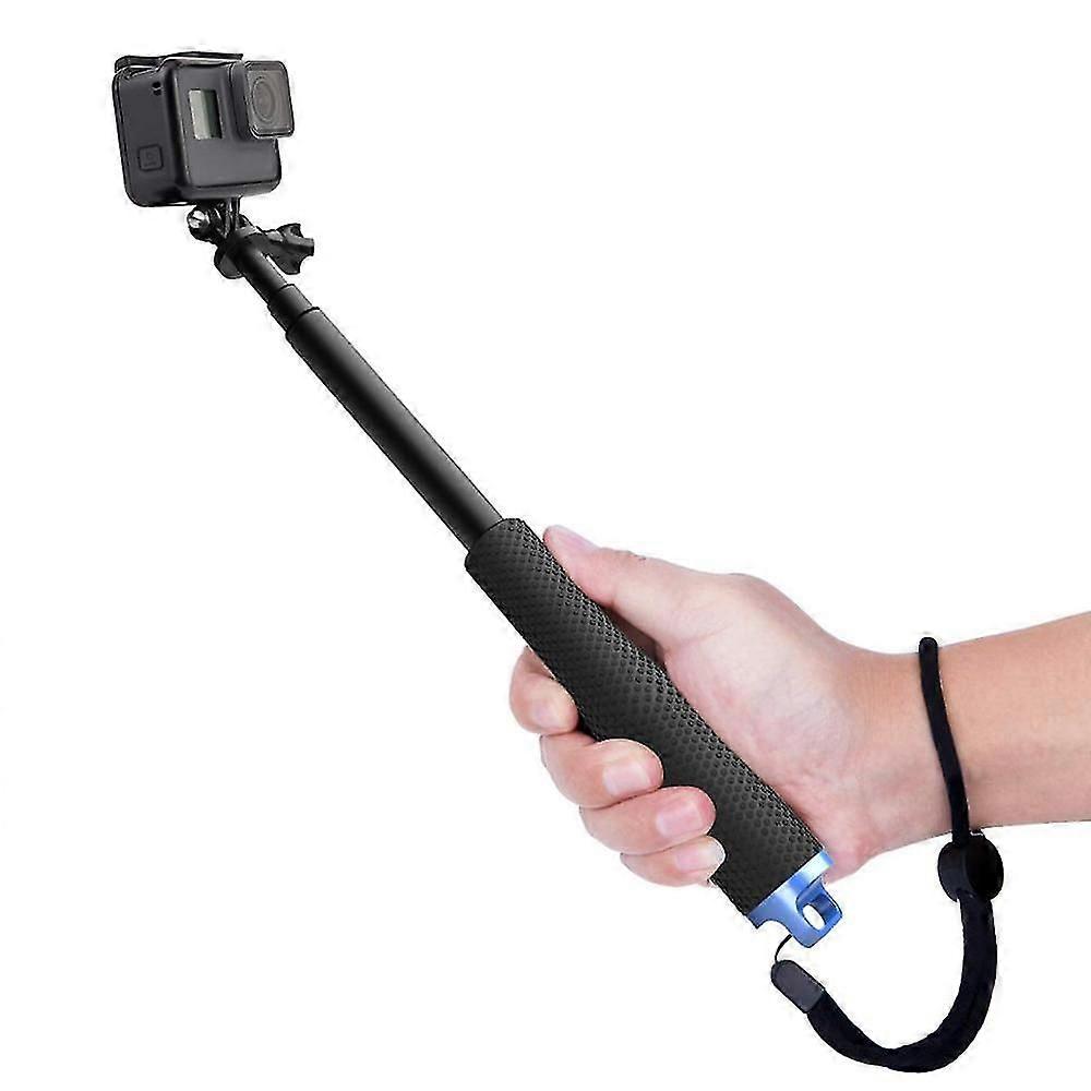 Portable 19'' Extendable Handheld Pole Telescopic Selfie Monopod Stick For Gopro Hero 7 6 5 4 3